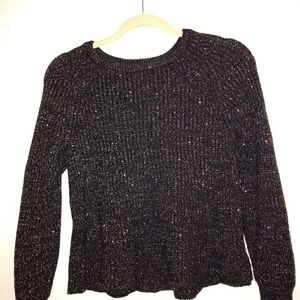 Black Sparkling Sweater